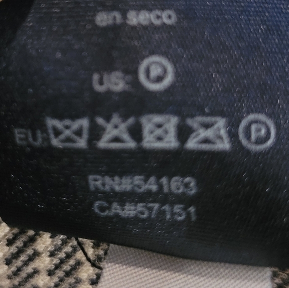 TOMMY HILFIGER Blazer, Navy Blue and White Stripes, Size Small - Picture 11 of 13